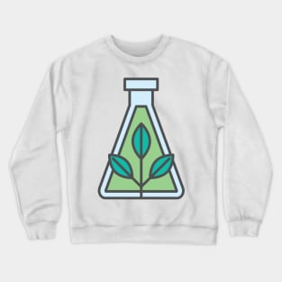 Green Research Environment Icon Crewneck Sweatshirt